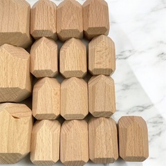 袋付き　Himikuブロック　クラシックカラー　積み木　指先遊び　モンテッソーリの画像