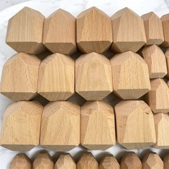 袋付き　Himikuブロック　クラシックカラー　積み木　指先遊び　モンテッソーリの画像