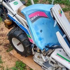 イセキ　バインダー　ミホ　37 稲刈り イセキ2輪1条刈りバインダー みほ37