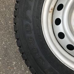 ◆good year   スパイクタイヤ ◆　　　スチールホイル付  185/80/R15の画像