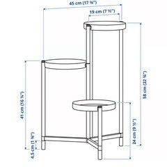 取引中　IKEA 植物棚　の画像