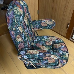 座椅子 花柄 リクライニング 格安　の画像