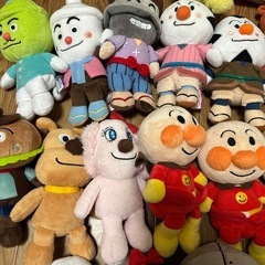 【取引中】アンパンマン　ぬいぐるみ　　まとめて　の画像