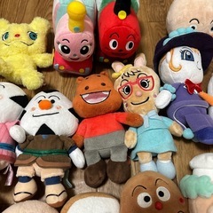【取引中】アンパンマン　ぬいぐるみ　　まとめて　の画像