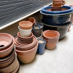 大量の植木鉢　好きなだけどうぞ！