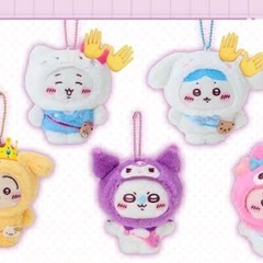 ちいかわ サンリオ 交換 フロッキー、マスコット、ぬいぐるみ、ヘ...
