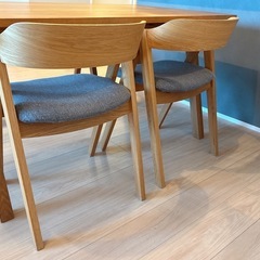 unico ELEMT(エレムト) ダイニング4点セット