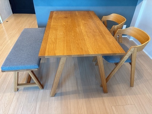 unico ELEMT(エレムト) ダイニング4点セット