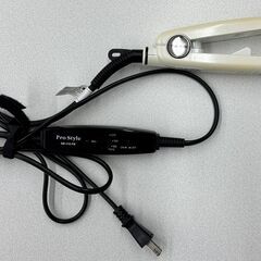 0円 Pro Style ストレートヘアアイロン DBI-210-PW 通電確認済