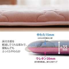 【引き取り専用】ニッセン　マシュマロカーペット2畳　オールシーズンOK　の画像