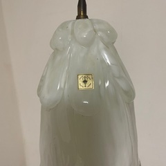 昭和レトロ　☆☆　岩田ガラス　ランプ　H38cm　☆☆　の画像