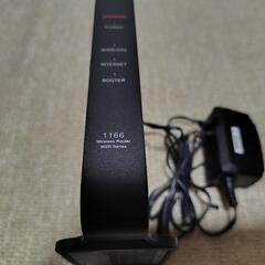 Wi-Fiルーター BUFFALO WSR-1166DHPL/N  中古美品の画像