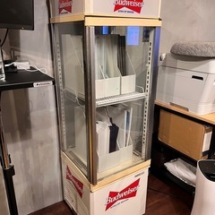 【訳あり】サンヨー製　バドワイザー　冷蔵ショーケース