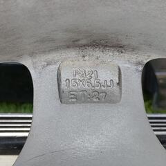 ハイエース等 23年製 トーヨータイヤV02 195/80R15 タイヤホイール4本セット バルブ新品交換済 の画像