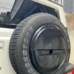 値下げ！JB74 ジムニーシエラ背面タイヤの画像