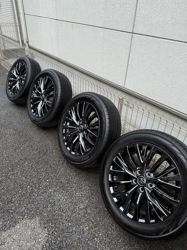 40系ヴェルファイア純正ホイールタイヤ4本セット 225/55/19   ガレージ保管　極美品 アルファード