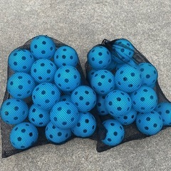 野球練習用穴あきボール　新品