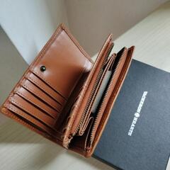 新品未使用  本牛革  CAMEL  二つ折り財布 の画像