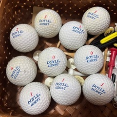 ゴルフボール　DOYLE 432SOFT ブリヂストン　ティー　マーカー　ボールケース　ハードケース　グッズ　セット　まとめ売り　まとめての画像