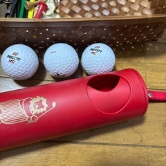 ゴルフボール　DOYLE 432SOFT ブリヂストン　ティー　マーカー　ボールケース　ハードケース　グッズ　セット　まとめ売り　まとめての画像