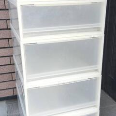 無印良品クローゼットケース5個まとめて