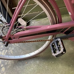 26インチ自転車　防犯登録抹消済み　譲渡証明書付きの画像