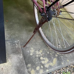 26インチ自転車　防犯登録抹消済み　譲渡証明書付きの画像
