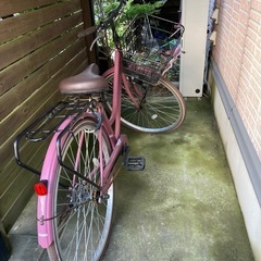 26インチ自転車　防犯登録抹消済み　譲渡証明書付きの画像