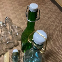 蓋付空瓶11本まとめ売りの画像