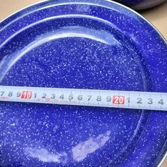 キャプテンスタッグ ホーロー食器4人分 セット (欠品アリ)M-1078の画像
