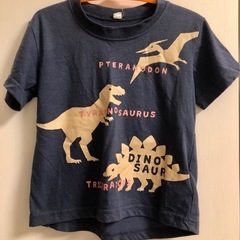 子ども服　恐竜柄の半袖Tシャツ3枚の画像