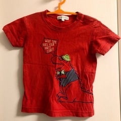 子ども服　恐竜柄の半袖Tシャツ3枚の画像