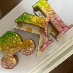 アルファベットオブジェ　オーダー作成の画像