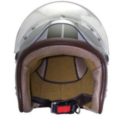 ほぼ新品 フリーサイズ バイク用ジェットヘルメット マットグレー/ブラックの画像