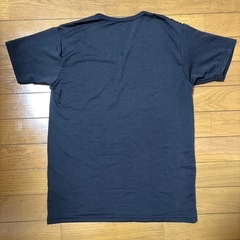 黒 ブラック　Vネック 半袖　Tシャツ M 古着　部屋着　パジャマ　仕事着　介護の画像