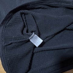 黒 ブラック　Vネック 半袖　Tシャツ M 古着　部屋着　パジャマ　仕事着　介護の画像