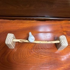小鳥の卓上止まり木の画像
