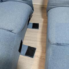 座椅子２個セット(連結したらソファになります)の画像