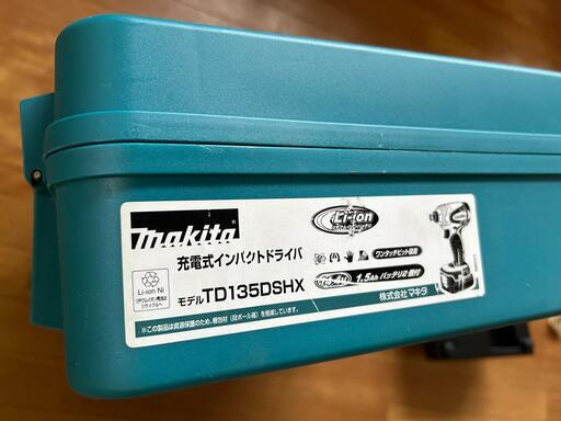 【ほぼ未使用】マキタ　充電式 　14.4V　インパクトドライバ 　取扱説明書付き　動作確認済み