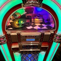 大型ジュークボックス型コカコーラCD.ラジオ付きスピーカーの画像