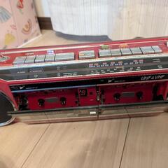 サンヨー　wラジカセ　ラジオ確認済みの画像