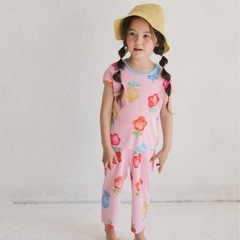 新品子供服夏のセットアップ 100cmの画像