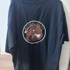 ガルフィー 鬼YABAI 龍 虎 総刺繍 半袖Tシャツ 黒 galfy の画像