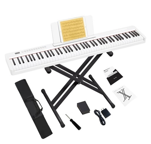 電子ピアノ　白　88鍵盤　新品