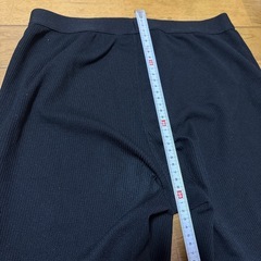 ブラック 黒　ステテコ L 男性用　女性用　男女兼用　部屋着　介護　パジャマ　ルームウェア　半ズボン　ハーフパンツ　ステテコの画像