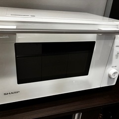 美品 22年製 SHARP シャープ 17L 単機能電子レンジ RE-TS171-W 庫内フラットタイプ