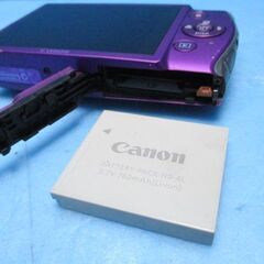 【受け渡し決定】P609　キャノン　デジタルカメラ　IXY　パープル色　有効1210万画素の画像