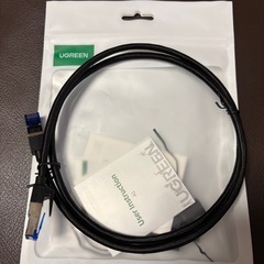 【最終価格】LANケーブル CAT8 1mの画像