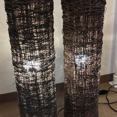 間接照明　フロアライト　アジアンの画像