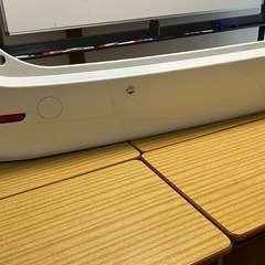ヴェルファイア/アルファード 20系/ANH20W/ANH25W/GGH20W/GGH25W 純正 リア バンパー 　ホワイトパール 070 トヨタ